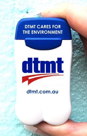DTMT is the latest environmentally responsible corporation to adopt No BuTTs award winning Pocket Ashtrays to eliminate their employees & contractors cigarette butt litter