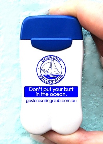 Gosford Sailing Club's Personal Ashtrays from No BuTTs