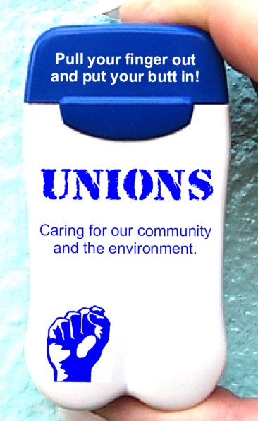 The message is loud and clear every time they use their Personal Ashtray The message is loud and clear every time they use their Personal Ashtray