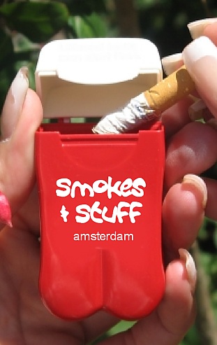 Smokes & Stuff's Personal Ashtrays - great advertising every time they're used!