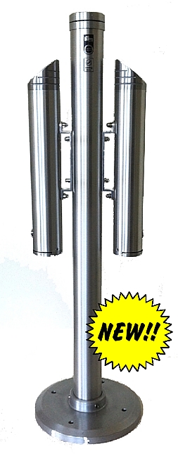 Our new Eco-Pole DUO Freestanding Bollard Ashtray