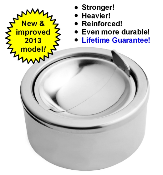 Windproof Ashtray - No BuTTs new & improved 2013 model now available!