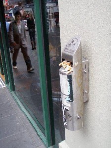 This problem can't happen with an Eco-Pole Ashtray This problem can't happen with an Eco-Pole Ashtray