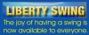 Liberty Swing is a wonderful idea that assists people with disabilities to experience the joy of swinging.