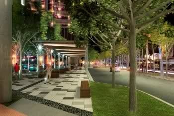 Townsville's beautiful Flinders Street Redevelopment will be protected from butt litter with Eco-Pole Ashtrays