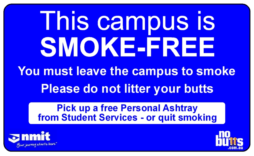 Smoke Free Campus the right way - NMIT