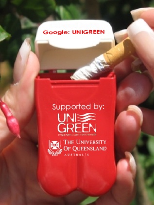 University of Queensland / UniGreen's Personal Ashtray
